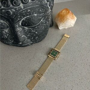 VANNA umbra emerald watch - like new